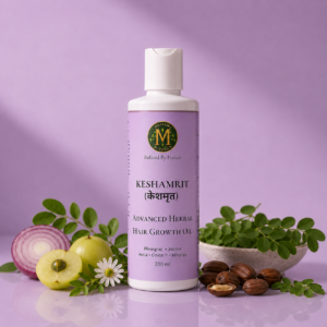 Keshamrit Advanced Herbal Hair Growth Oil (Bhringraj, Jojoba, Amla, Onion, Moringa)