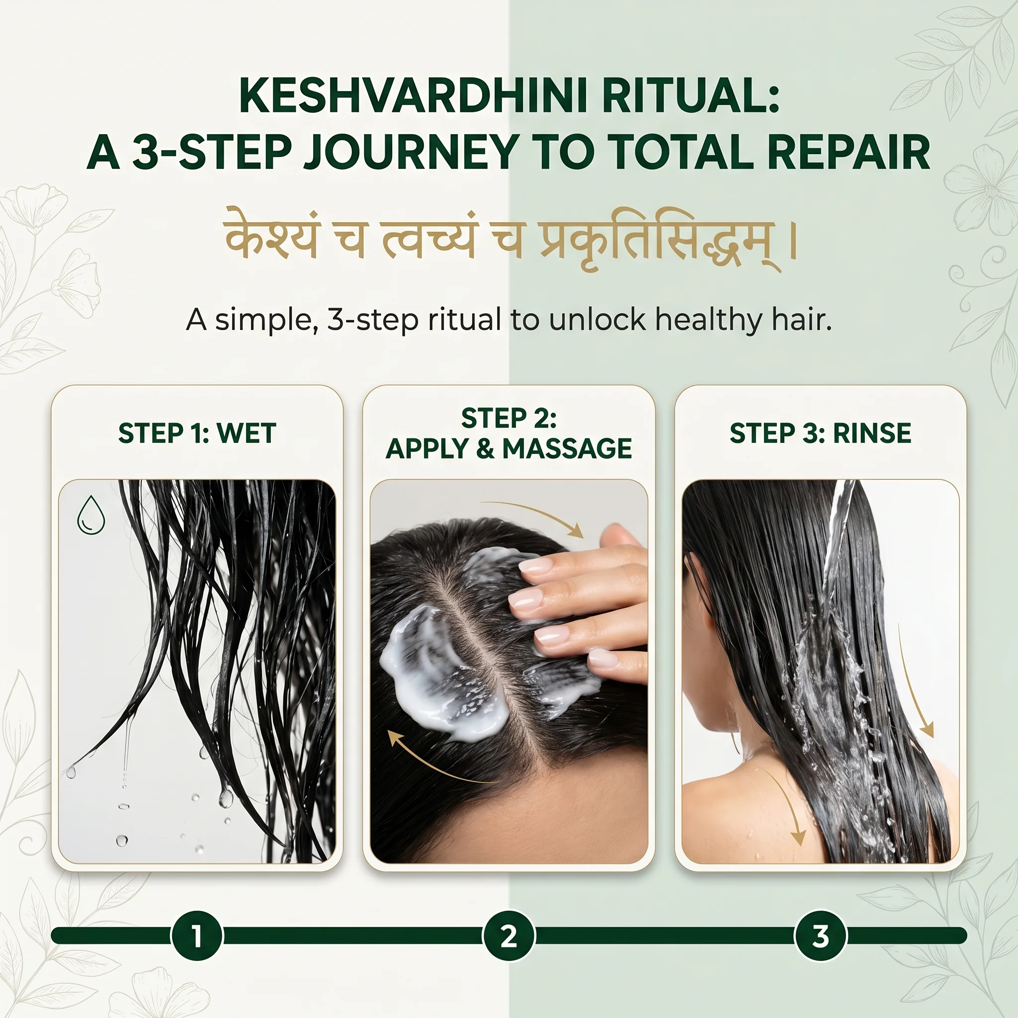 Ayurvedic Herbal Shampoo with Amla, Reetha & Shikakai | 200 ml - Image 4
